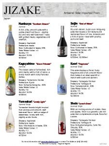 Sake meter value