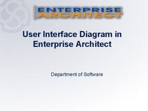Enterprise architect interface