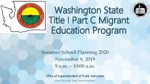 Washington state migrant council