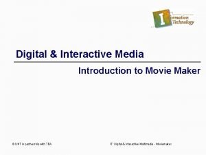 Interactive films maker