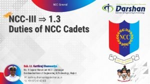 NCC General No 8 Gujarat Naval Unit NCC