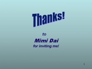 Mimi dai