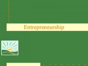 Entrepreneur and intrapreneur