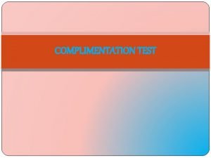 Complementation test