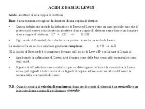 Base di lewis