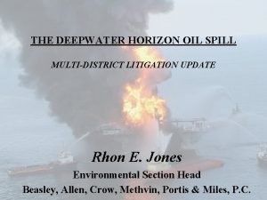 Oil spill