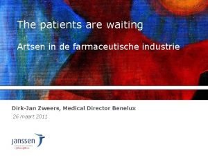 The patients are waiting Artsen in de farmaceutische