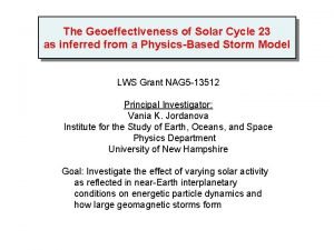The Geoeffectiveness of Solar Cycle 23 as inferred