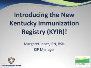 Ky immunization registry