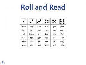 Read and roll