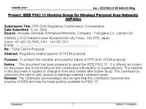 month year doc IEEE 802 15 09 0484