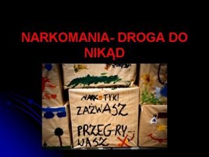 Narkomania definicja