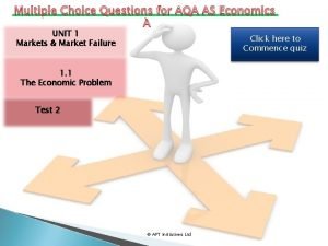Economics multiple choice questions aqa