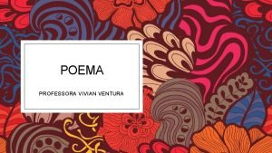 Poema professora