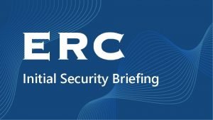 Security briefing topics