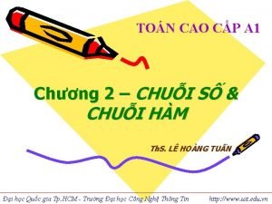 TON CAO CP A 1 Chng 2 CHUI