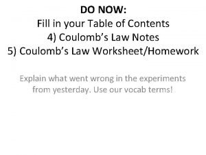 Coulombs constant