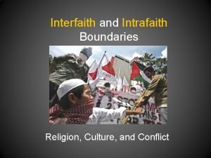 Interfaith boundary