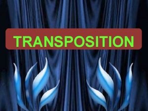 Transposition in transformer winding Transposition in transformer winding