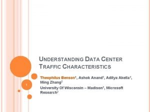 Characteristics of data center