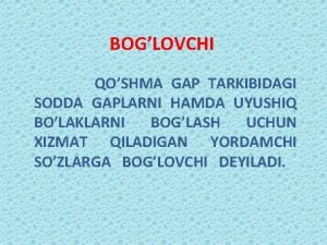 Boglovchi