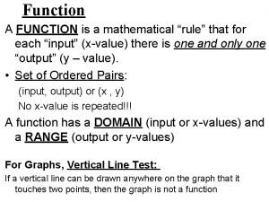 Function examples