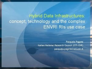 Hybrid Data Infrastructures concept technology and the complex