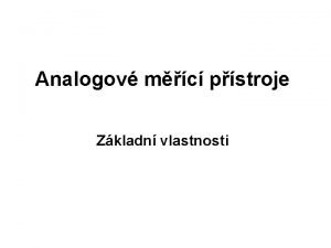Analogov