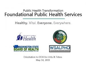 Local department of health Local department of health