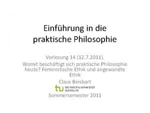 Einfhrung in die praktische Philosophie Vorlesung 14 12