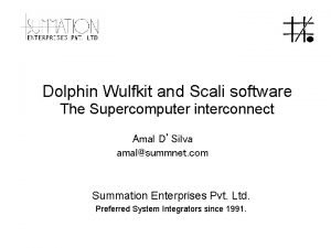 Dolphin interconnect