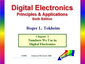 Digital Electronics Principles Applications Sixth Edition Roger L