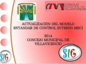 ACTUALIZACIN DEL MODELO ESTANDAR DE CONTROL INTERNO MECI