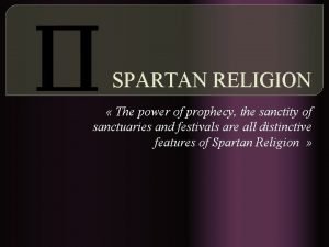 Spartan religion