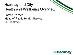 Hackney population density