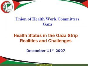 Health work committees