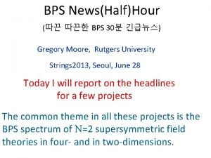 BPS NewsHalfHour BPS 30 Gregory Moore Rutgers University