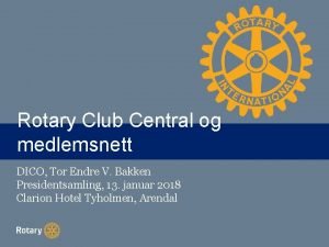 My rotary club central