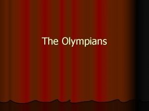 The Olympians Cronus and Rhea l CronusSaturn ruled