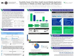 Feasibility Study of the Meru Health Ascend Mobile