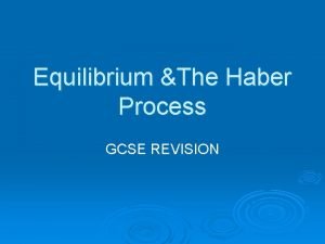 Haber process gcse