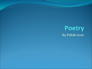 Polish poems about friendship