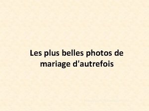 Mariage