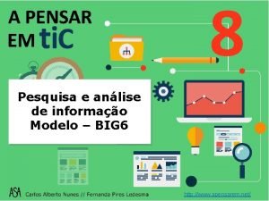 Pesquisa e anlise de informao Modelo BIG 6