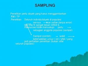 Rm sampling