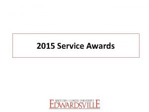 2015 Service Awards Employees of the Month April