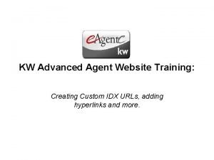 Idx system training