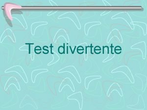 Test divertente Preparate carta e penna Ci sono