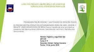 LICEO POLITECNICO ANDRES BELLO DE LONCOCHE ESPECIALIDAD ATENCIN