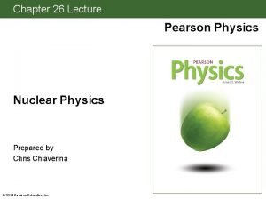 Pearson physics